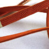 zoom-in view of flat silk obijime