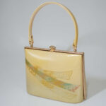 gold-colored kimono clasp bag
