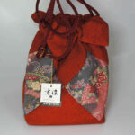 kimono drawstring pouch called "Kinchaku"