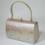 floral pattern kimono clasp bag
