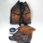 kimono drawstring pouch called "Kinchaku"