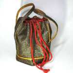 kimono drawstring pouch called "Kinchaku"