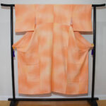 back side of silk kimono