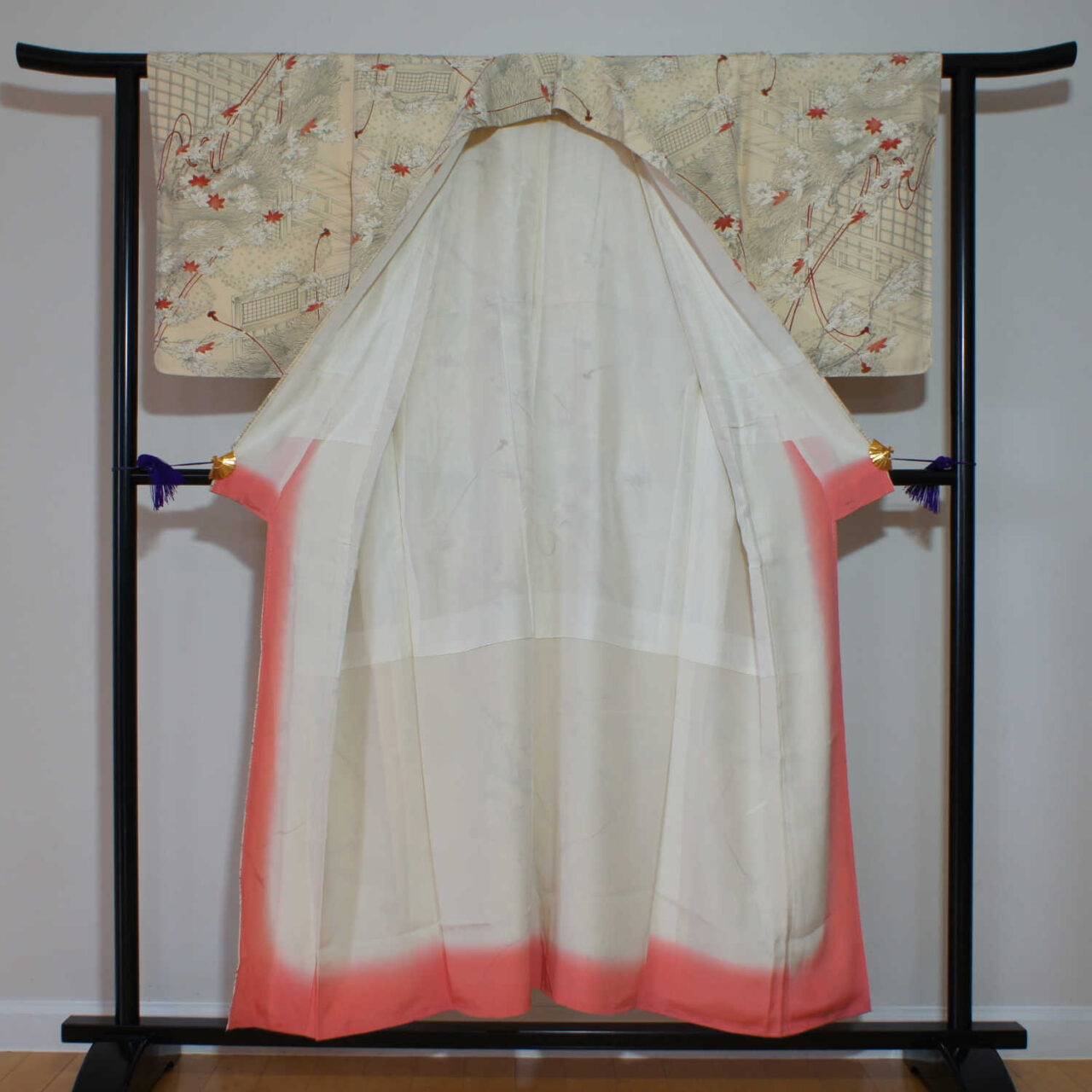 inside of antique kimono