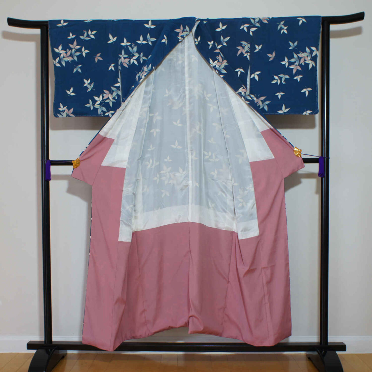 inside of silk kimono