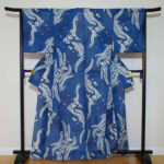 backside of silk summer kimono