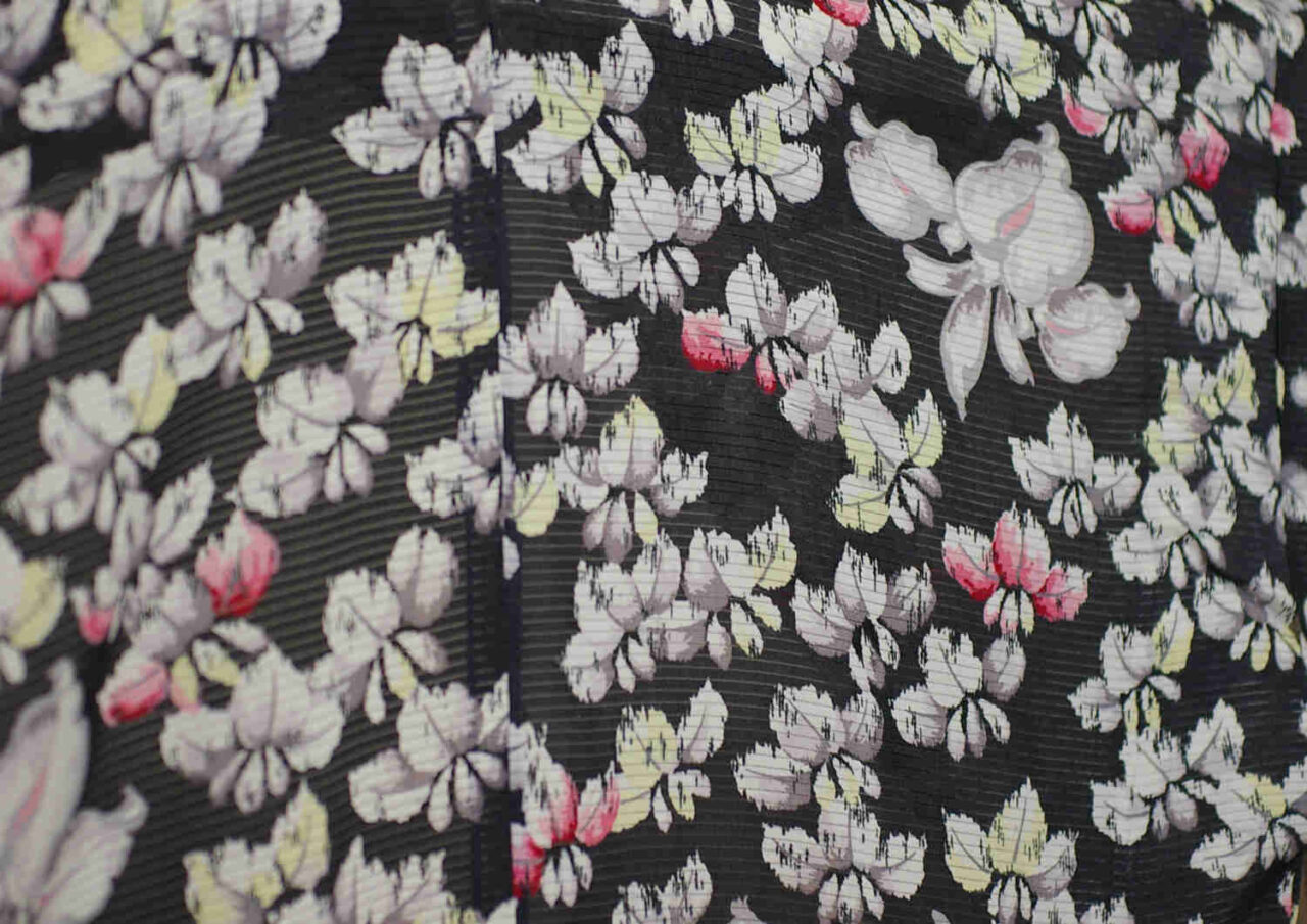 pattern of floral summer kimomo