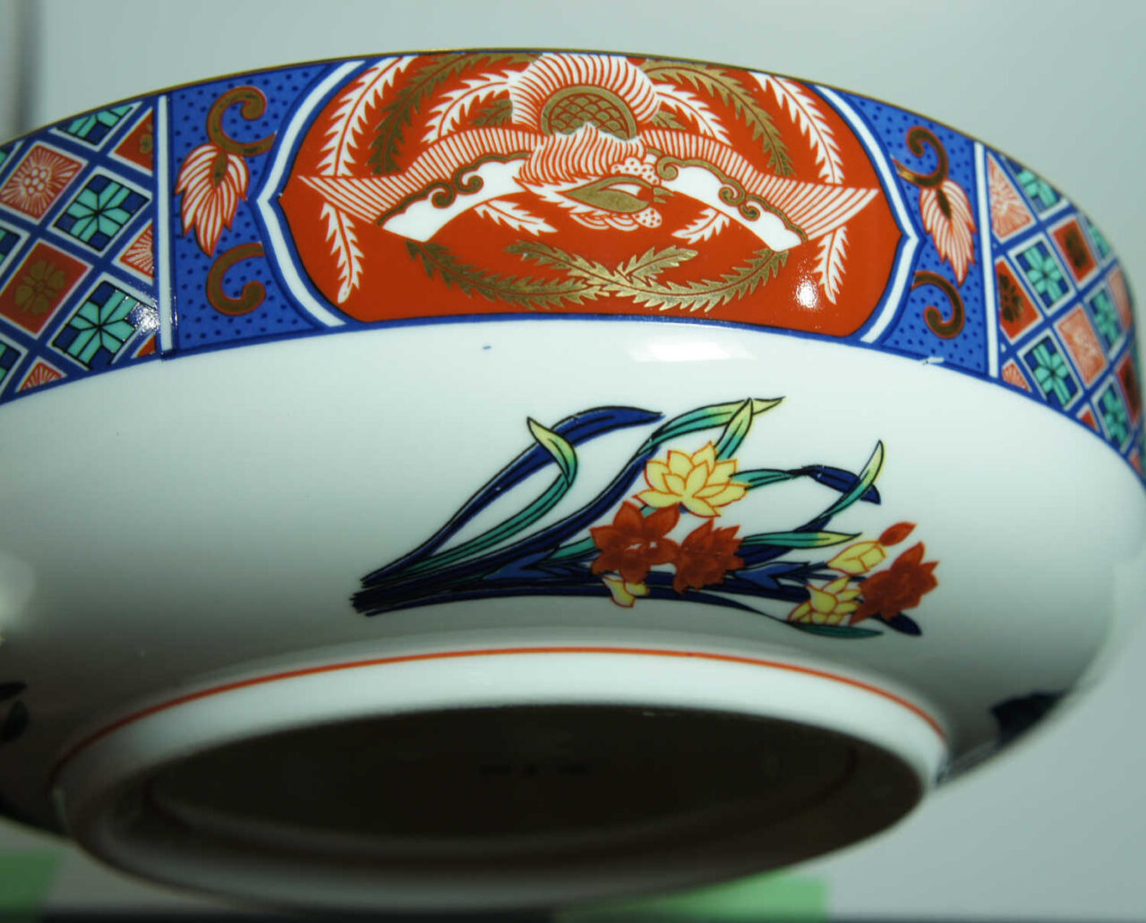 side of Japanese celamic platter