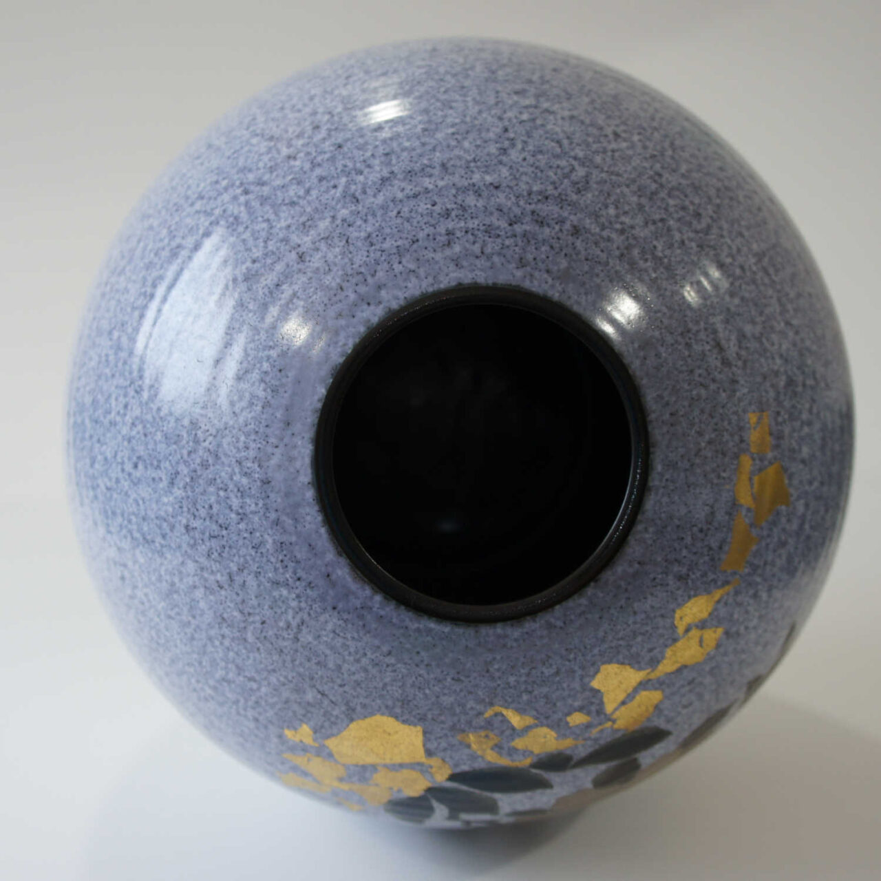 upper side of Japanese ceramic vase