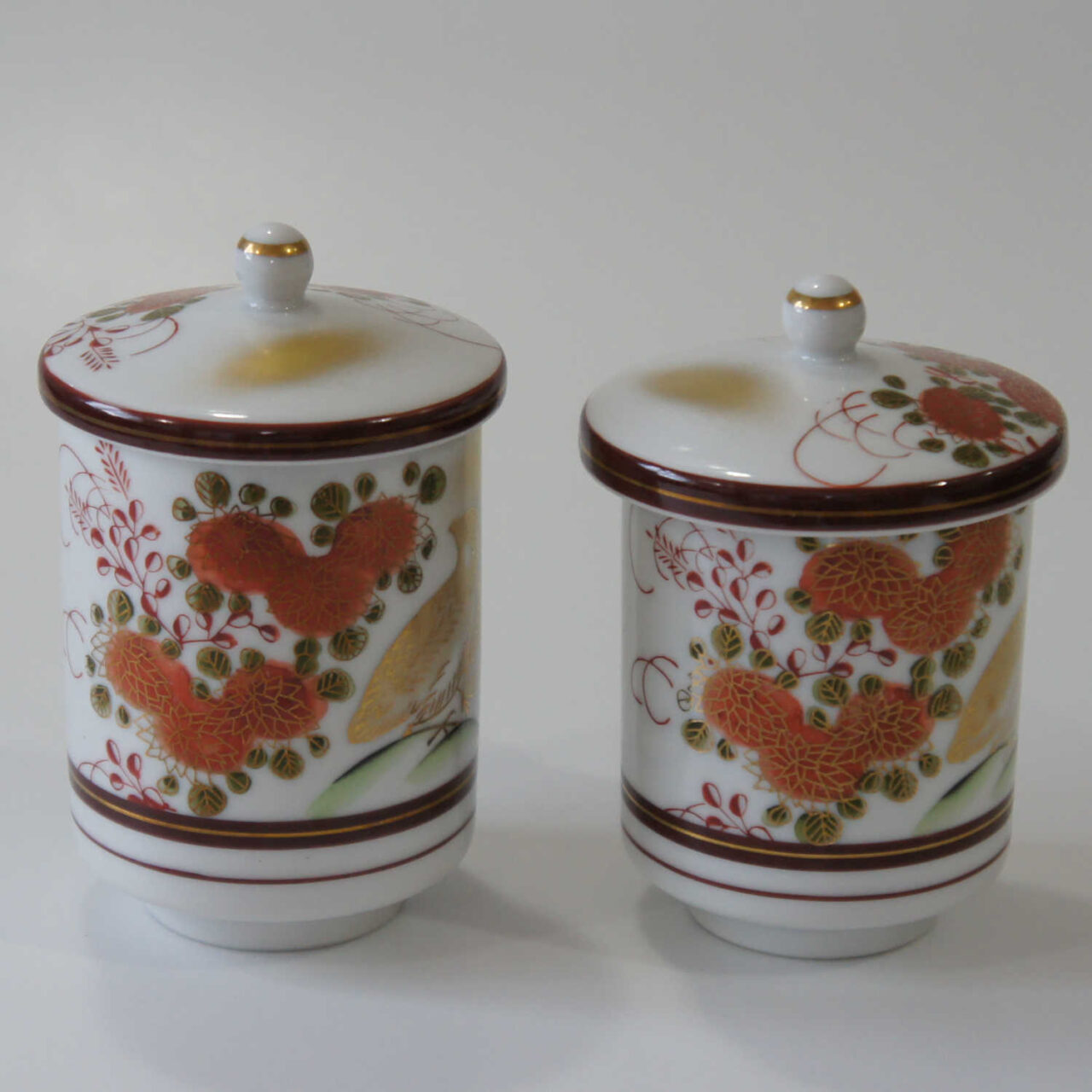 set of Kutani tea cup