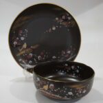 set of Japanese bowl and dish