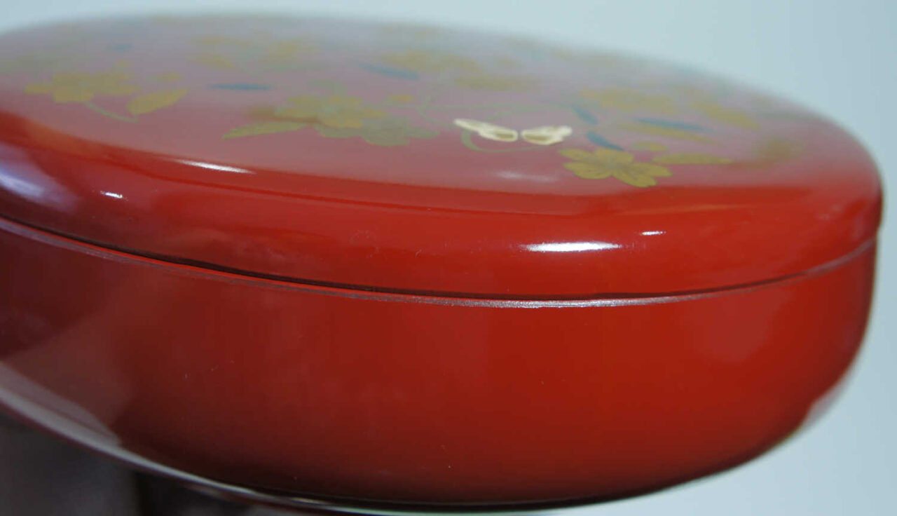 side view of Urushi Lacquer Bowl