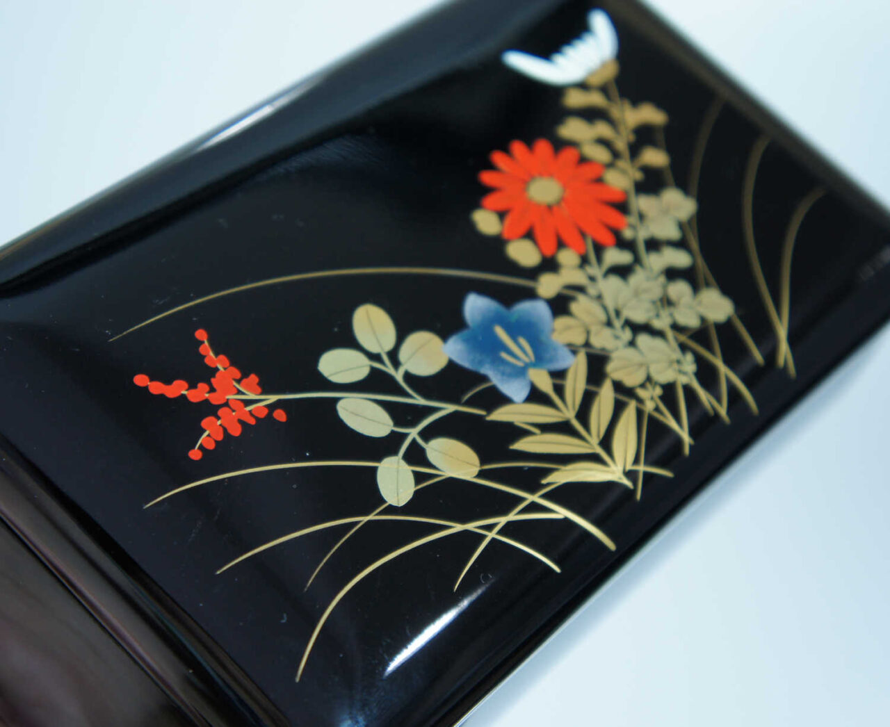 upper side of Urushi Lacquer music box